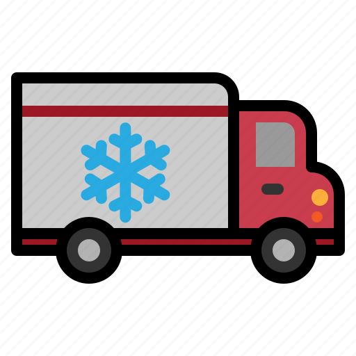 Freezer, truck, refrigerator, delivery, shipping icon - Download on Iconfinder