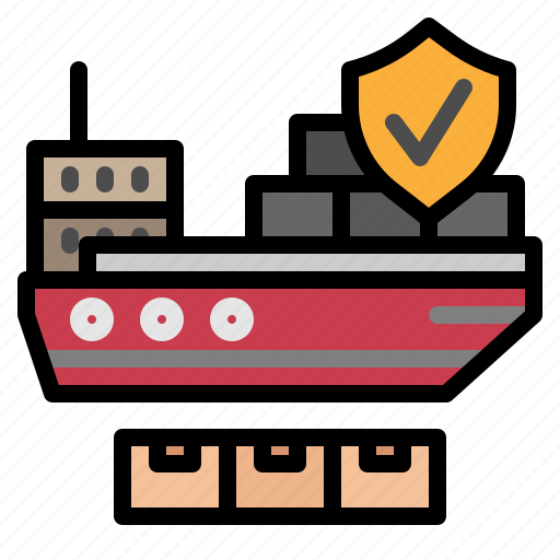 Insurance, parcel, cargo, shipment, shipping, ship, logistic icon - Download on Iconfinder