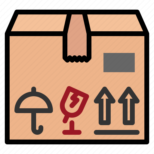 Parcel, box, sign, dry, fragile, arrows, package icon - Download on Iconfinder