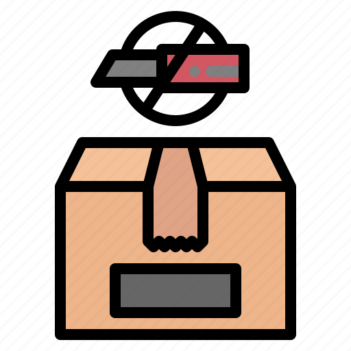 Parcel, package, cutter, shipping, delivery, logistic, sign icon - Download on Iconfinder