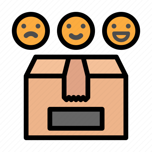 Parcel, package, shipping, logistic, rate, star, satisfy icon - Download on Iconfinder
