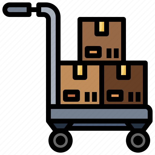 And, box, delivery, shipping, trolley icon - Download on Iconfinder