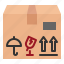 parcel, sign, dry, fragile, arrows, standing, package 
