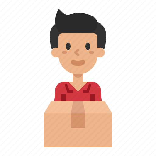 Parcel, delivery, postman, courier, service icon - Download on Iconfinder