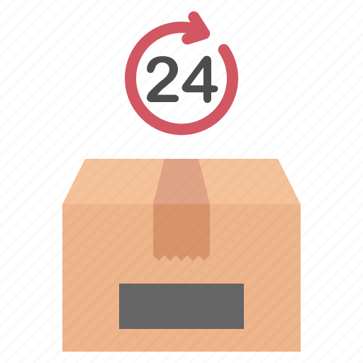Parcel, shipping, delivery, service, hours icon - Download on Iconfinder