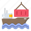 cargo, ship, sea, transport, freight 