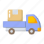delivery, truck, box, shipping, transport 