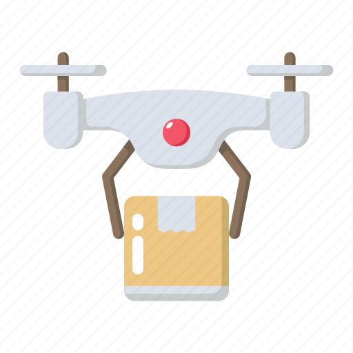 Drone, delivery, logistics, transport, robot icon - Download on Iconfinder