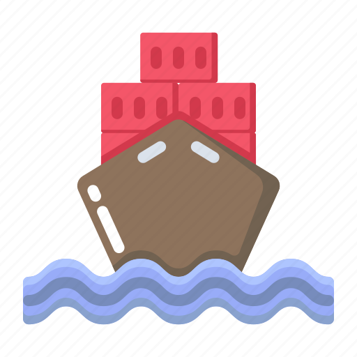 Freight, ship, shipping, transport, cargo icon - Download on Iconfinder