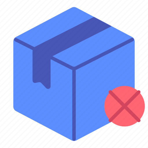 Cancel, delivery, denied, logistics, order, reject, shipping icon - Download on Iconfinder