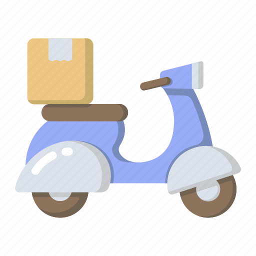 Motorcycle, delivery, shipping, transportation, logistics icon - Download on Iconfinder