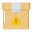 package, warning, box, delivery, attention 