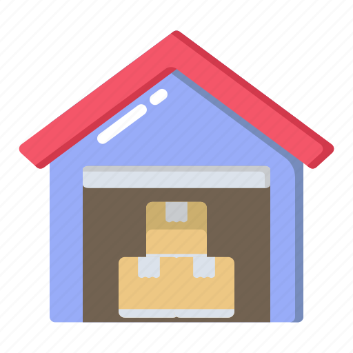 Warehouse, storehouse, storage unit, shipping, logistics icon - Download on Iconfinder