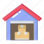 warehouse, storehouse, storage unit, shipping, logistics 
