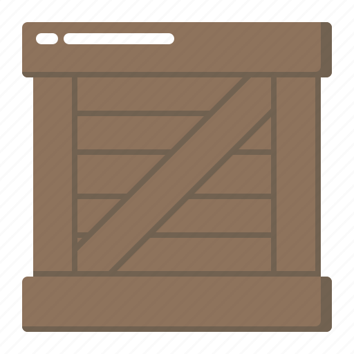 Wooden, box, package, parcel, logistics icon - Download on Iconfinder