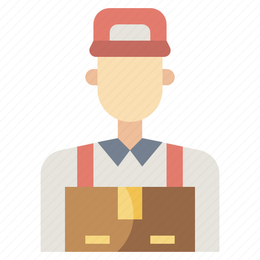 Boy, deliveryman, jobs, package, person, professions, user icon - Download on Iconfinder