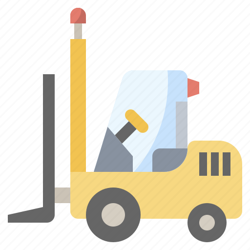 Delivery, forklift, industrial, lift, shipping, transportation, warehouse icon - Download on Iconfinder