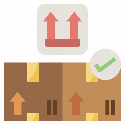 Delivery, package, shipment, shipping, side, this, up icon - Download on Iconfinder