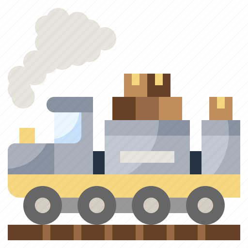 And, container, delivery, locomotive, shipping, train, transport icon - Download on Iconfinder