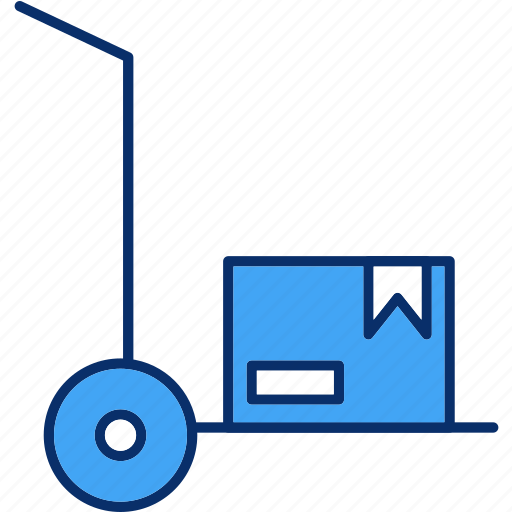 Box, delivery, logistics, trolley icon - Download on Iconfinder