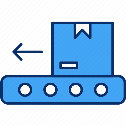 Belt, conveyor, logistics, package icon - Download on Iconfinder
