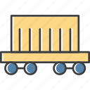 cargo, delivery, logistics, train