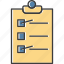 checklist, clipboard, logistics, tasks 