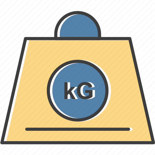 Kg, logistics, measure, weight icon - Download on Iconfinder