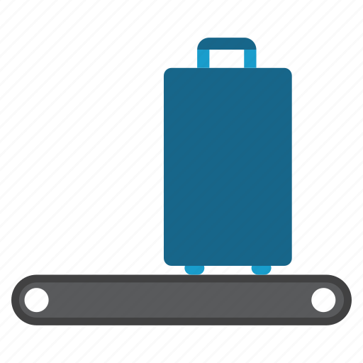 Baggage, transportation, conveyor, luggage, transport, process, shipping icon - Download on Iconfinder