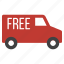 transport, free delivery, gift, logistics, shipping car, truck, warehouse vehicle 