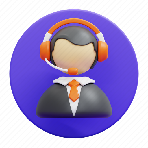 Customer, service, call center, support, information, business, info 3D illustration - Download on Iconfinder