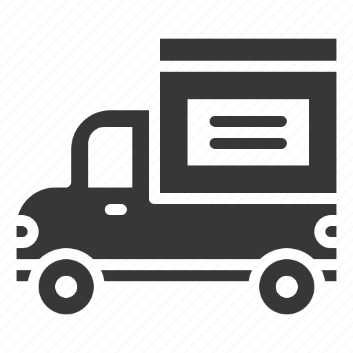 Delivery, logistic, pickup truck, shipping, transport, transportation, truck icon - Download on Iconfinder
