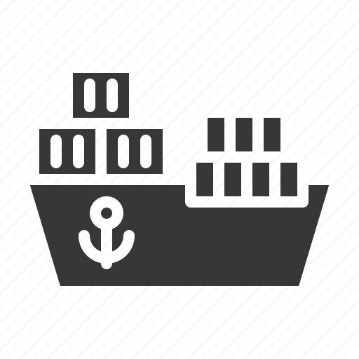 Cargo boat, delivery, logistic, shipping, transport, transportation icon - Download on Iconfinder