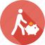 market, money, people, person, pig, save, shopping, guardar 