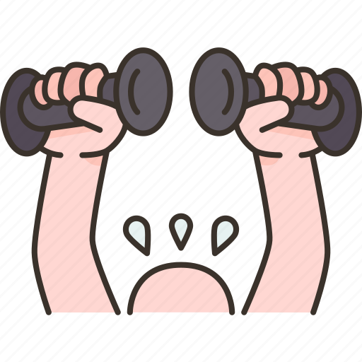 Dumbbells, lifting, arms, strength, workout icon - Download on Iconfinder