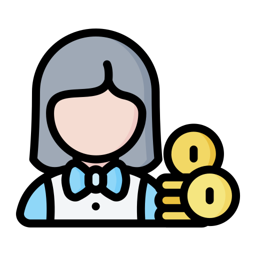 Agent, croupier, female, gambler, player icon - Free download