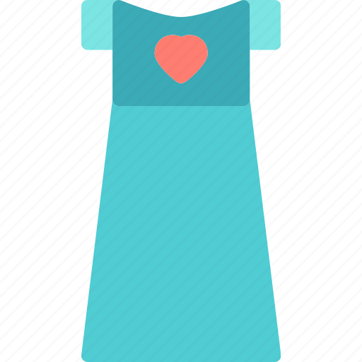 Dress, heart, love, romance icon - Download on Iconfinder