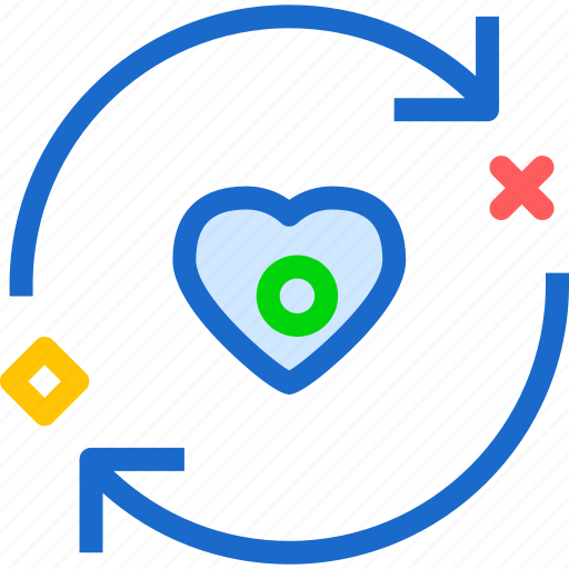 Cycle, heart, love, romance icon - Download on Iconfinder