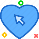 cursor, heart, love, romance 