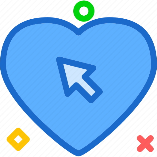 Cursor, heart, love, romance icon - Download on Iconfinder