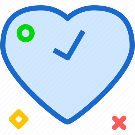 Checkok, heart, love, romance icon - Download on Iconfinder