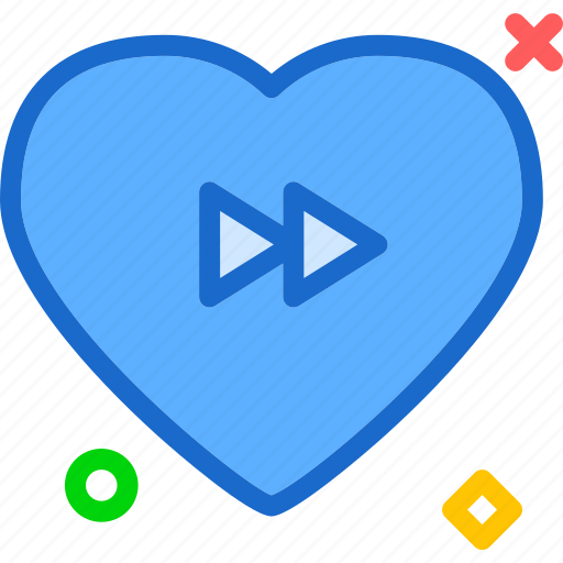 Forward, heart, love, romance icon - Download on Iconfinder