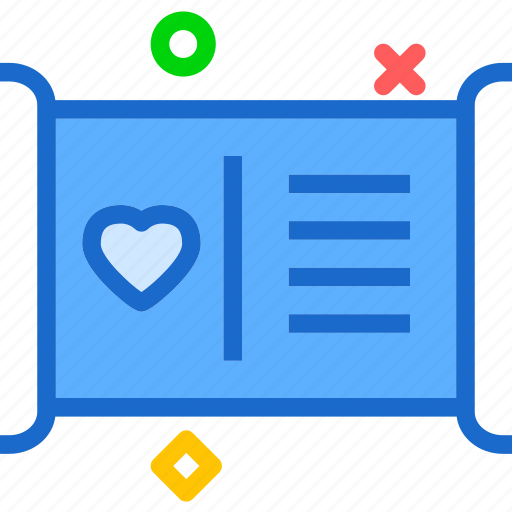 Description, heart, love, romance icon - Download on Iconfinder