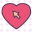 cursor, heart, love, romance 