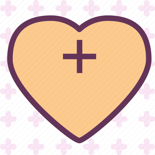 Heart, love, plus, romance icon - Download on Iconfinder