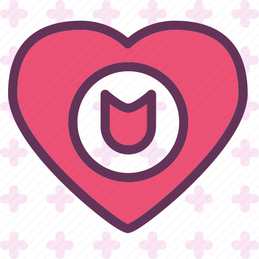 Heart, love, romance, shield icon - Download on Iconfinder