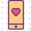 heart, love, phone, romance 