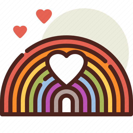 Celebration, day, rainbow, valentine, valentines icon - Download on Iconfinder
