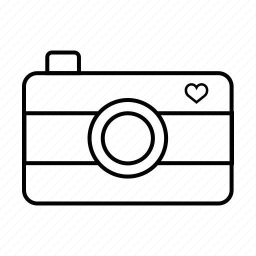 Camera, heart, love, romance icon - Download on Iconfinder