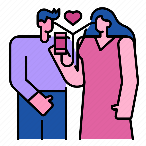 Music, romantic, sweetheart, valentine, love, heart, couple icon - Download on Iconfinder